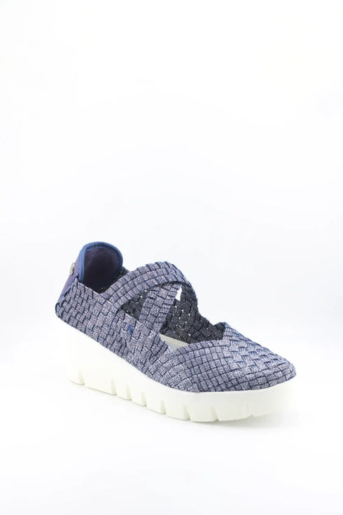 Bernie Mev Woven Mary Jane Platform Shoe
